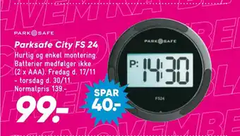 Bilka Parksafe city fs 24 tilbud