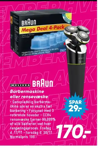 Bilka Barbermaskine eller rensevæske tilbud