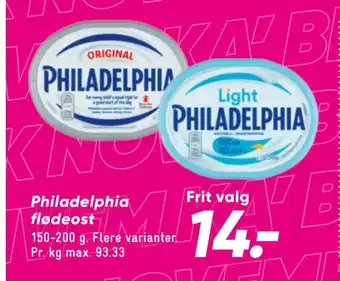 Bilka Philadelphia flødeost tilbud