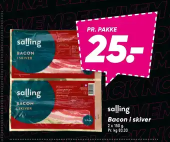 Bilka Bacon i skiver tilbud