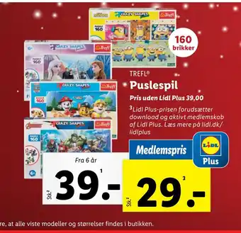 Lidl Puslespil tilbud