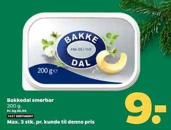 Netto Bakkedal smørbar tilbud