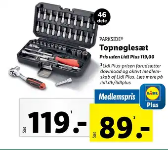 Lidl Topnøglesæt tilbud