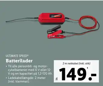Lidl Batterilader tilbud