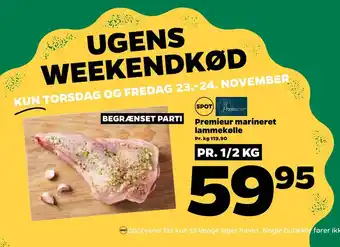 Netto Premieur marineret lammekølle tilbud