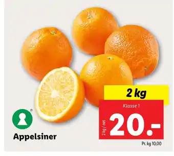 Lidl Appelsiner tilbud