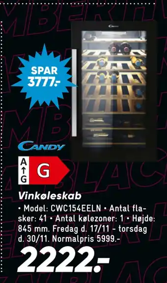 Bilka Vinkøleskab tilbud