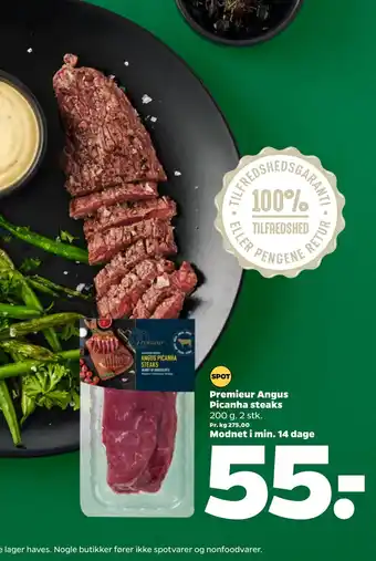 Netto Premieur angus picanha steaks tilbud