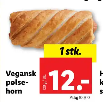 Lidl Vegansk pølsehorn tilbud