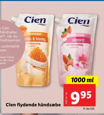 Lidl Cien flydende håndsæbe tilbud