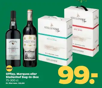 Netto Offley, marques eller stellenhof bag-in-box tilbud