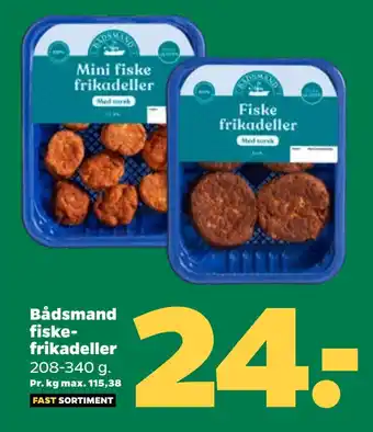 Netto Bådsmand fiskefrikadeller tilbud