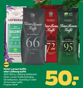 Netto Peter larsen kaffe eller löfberg kaffe tilbud