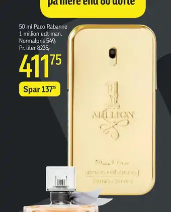 50 ml paco rabanne 1 million edt man