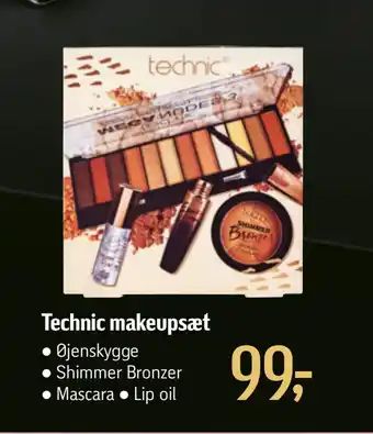 Føtex Technic makeupsæt tilbud