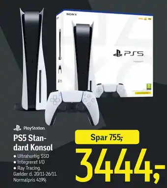 Føtex Ps5 standard konsol tilbud