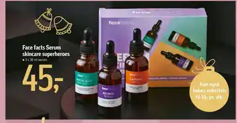 Føtex Face facts serum skincare superheroes tilbud