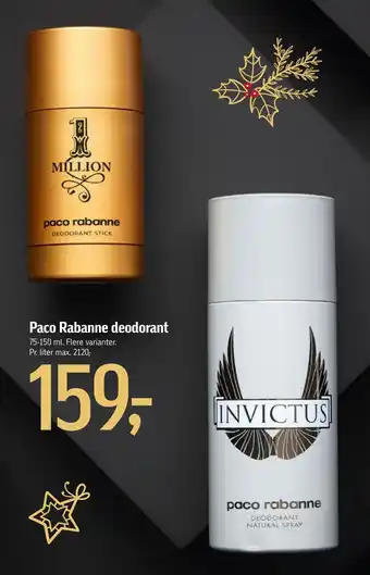 Føtex Paco rabanne deodorant tilbud