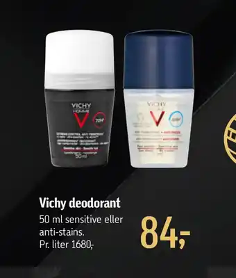 Føtex Vichy deodorant tilbud