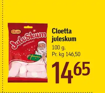 Cloetta juleskum