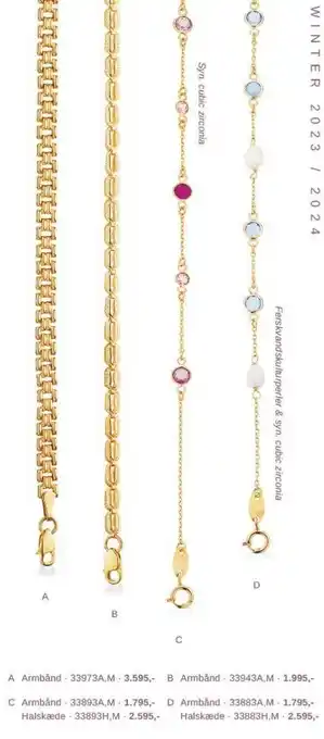 Scrouples Jewellery 8 kt. guld - arm og halskæder tilbud