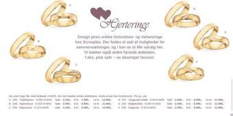 Scrouples Jewellery Hjerteringe - flere varianter tilbud