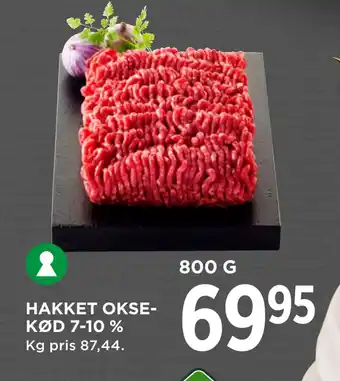 MENY Hakket oksekød 7-10 % tilbud