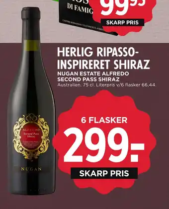 MENY Herlig ripassoinspireret shiraz tilbud