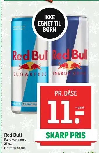 SPAR Red bull tilbud