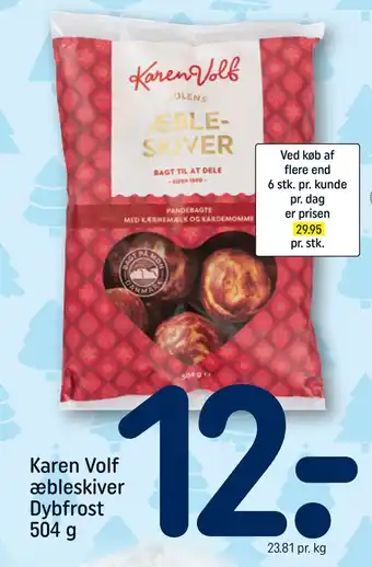 REMA 1000 Karen volf æbleskiver dybfrost tilbud