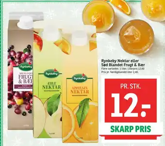 SPAR Rynkeby nektar eller sød blandet frugt & bær tilbud