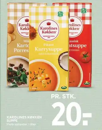 MENY KAROLINES KØKKEN SUPPE tilbud