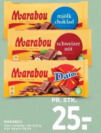 MENY MARABOU tilbud