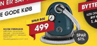 Punkt1 Nilfisk støvsuger tilbud