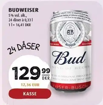 Scandinavian Park Budweiser tilbud