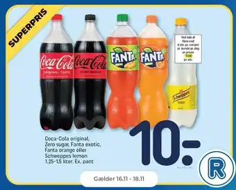 Netto Coca-cola sodavand, 1,5 liter tilbud