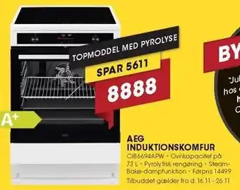 Punkt1 Aeg induktionskomfur tilbud