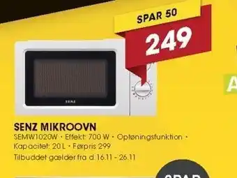 Punkt1 Senz mikroovn tilbud