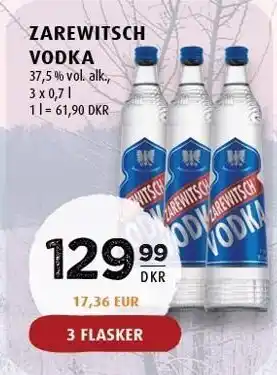 Scandinavian Park Zarewitsch vodka tilbud