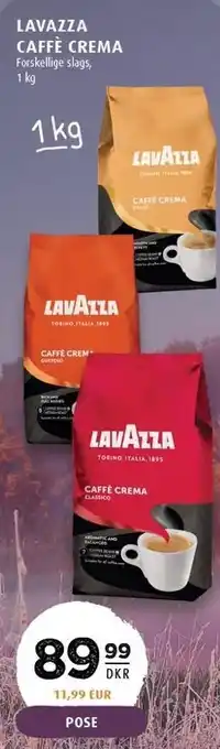 Scandinavian Park Lavazza caffé crema tilbud