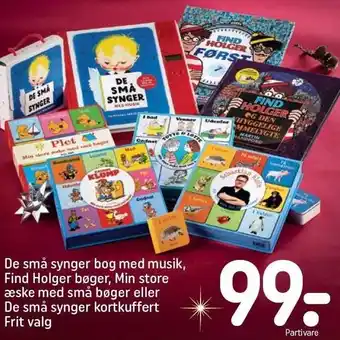 De små synger bog med musik, find holger bøger, min store æske med små bøger eller de små synger kortkuffert