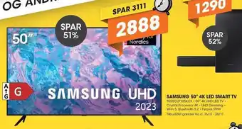 Expert Samsung 50'' 4k led smart tv tilbud