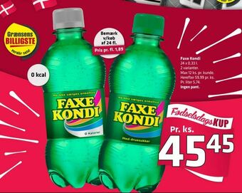 Fleggaard Faxe Kondi tilbud