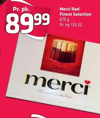 Fleggaard Merci Rød Finest Selection tilbud
