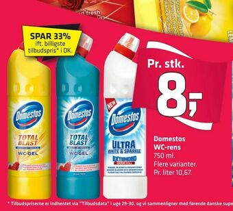 Fleggaard Domestos WC-rens tilbud