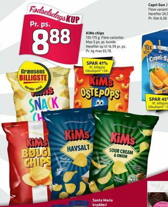 Fleggaard KiMs chips tilbud