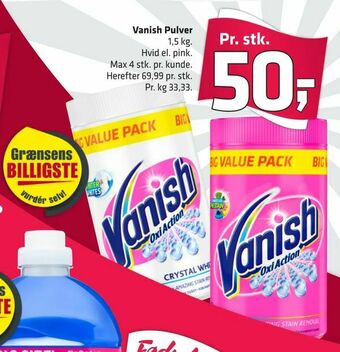 Fleggaard Vanish Pulver tilbud