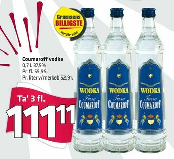 Coumaroff vodka