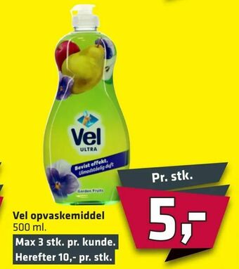Fleggaard Vel opvaskemiddel tilbud