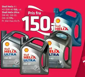 Fleggaard Shell Helix el. Shell Helix Ultra tilbud